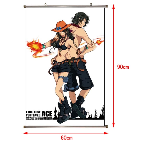 One Piece PU Wallscroll (reserve 3 days ahead) NO FILLING