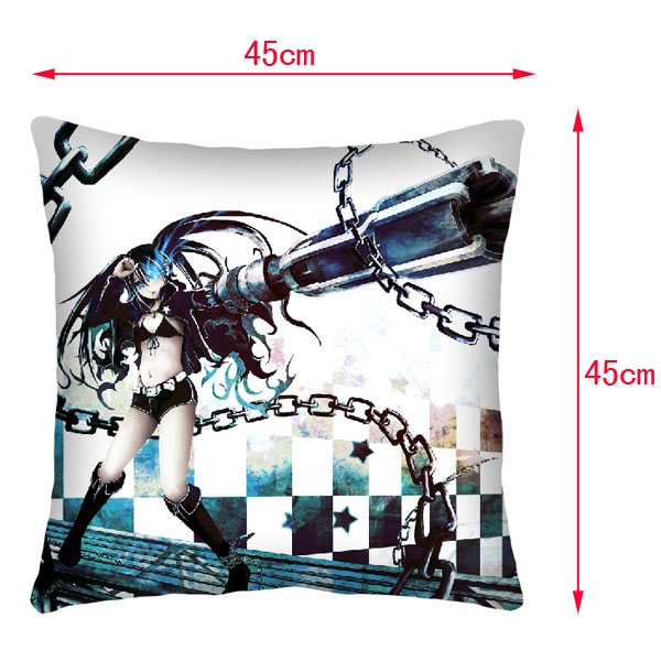 Black Rock Shooter Double-Side Cushion (reserve 3 days ahea) NO FILLING