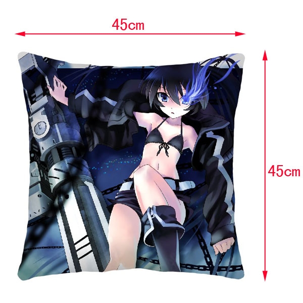 Black Rock Shooter Double-Side Cushion (reserve 3 days ahea) NO FILLING