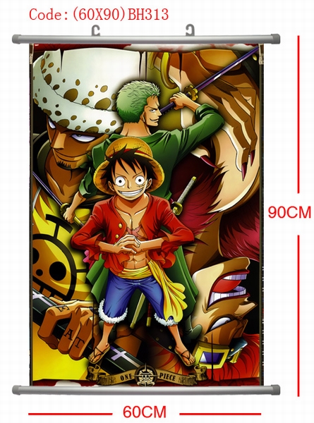 One Piece PU Wallscroll