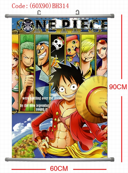 One Piece PU Wallscroll