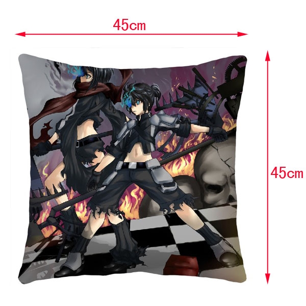 Black Rock Shooter  Double-Side Cushion (reserve 3 days ahead) NO FILLING