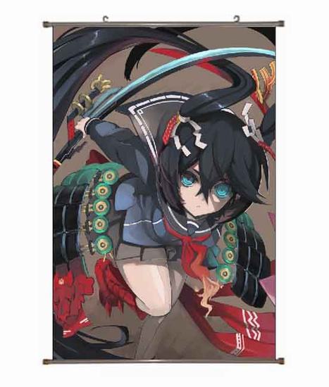  Black Rock Shooter Wallscroll NO FILLING