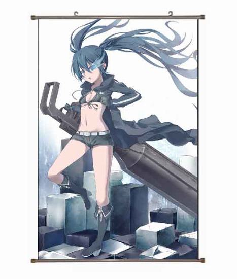  Black Rock Shooter Wallscroll NO FILLING