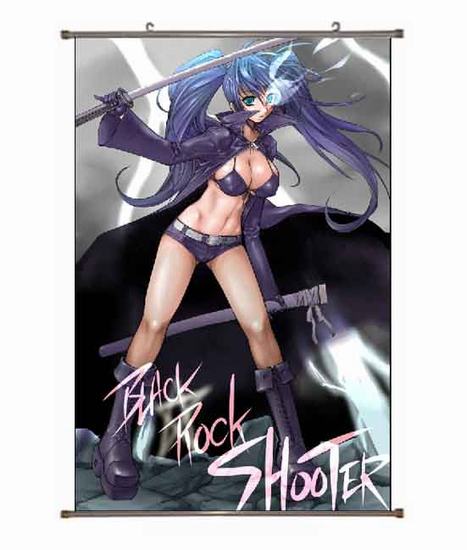  Black Rock shooter Wallscroll NO FILLING