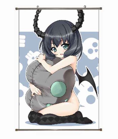  Black Rock shooter Wallscroll NO FILLING