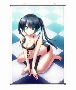 Black Rock shooter Wallscroll ...