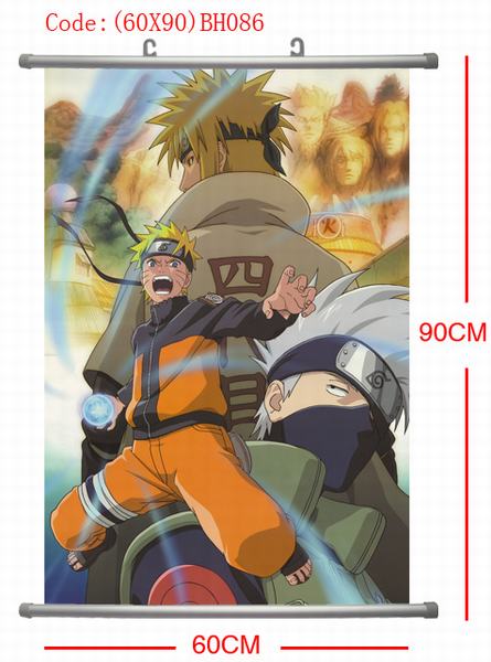 Naruto Ball PU Wallscroll (reserve 1 day ahead)