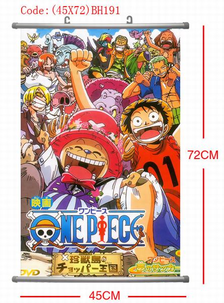 One Piece PU Wallscroll (reserve 1 day ahead)