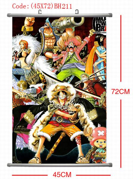 One Piece PU Wallscroll ( reserve 1 day ahead)