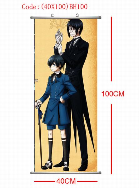 Kuroshitsuji PU Wallscroll (reserve 1 day ahead)