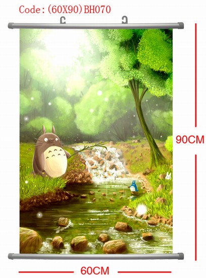 TOTORO Hearts PU Wallscroll ( reserve 1 day ahead)