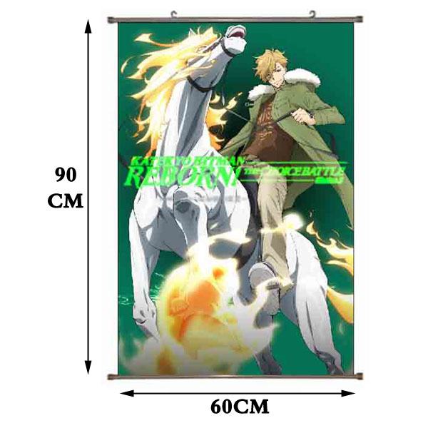 Hitman Reborn  PU Wallscroll (reserve 3 days ahead) NO FILLING