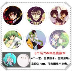 Geass Waterproof Brooch(price ...