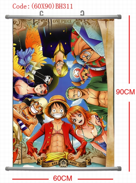 One Piece PU Wallscroll