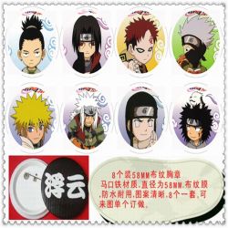 NARUTO Brooch(8 pcs) random se...