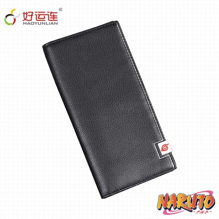 Naruto Konoha Leather Long Wallet