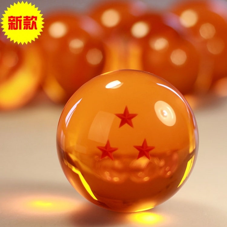 DRAGON BALL 3 Stars Dragon Ball Single Boxed Dragon Ball 7.6cm