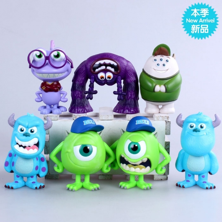 Monsters, Inc. figure 7 pcs