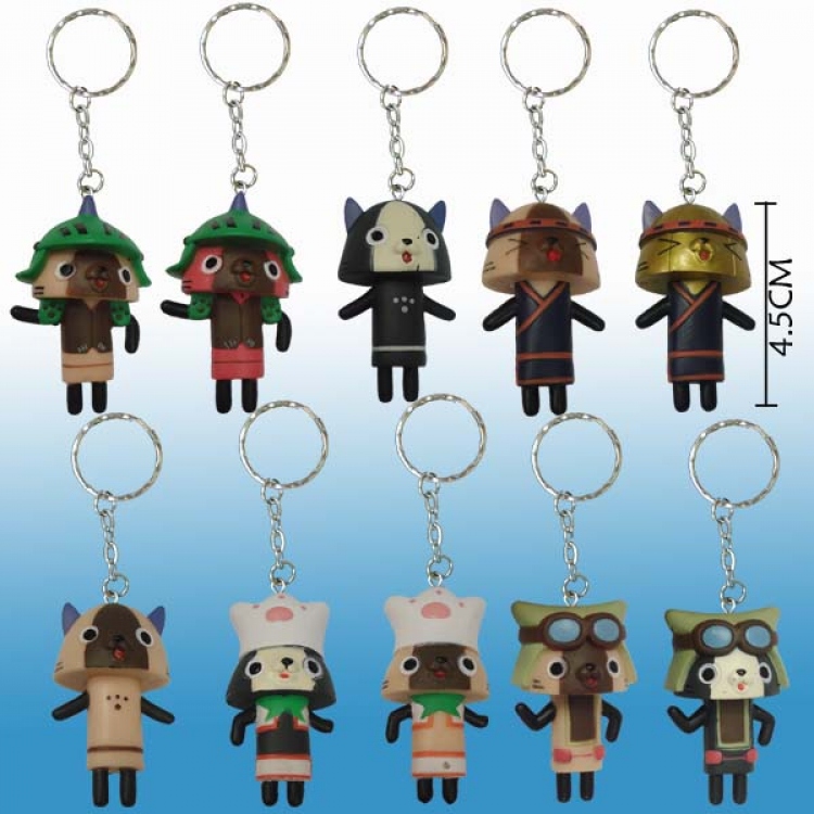 Monster Hunter Key Chain 10 pcs