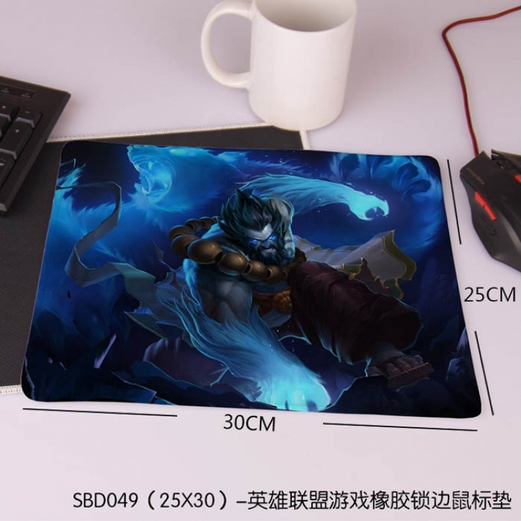 League of Legends Mouse pad 25X30