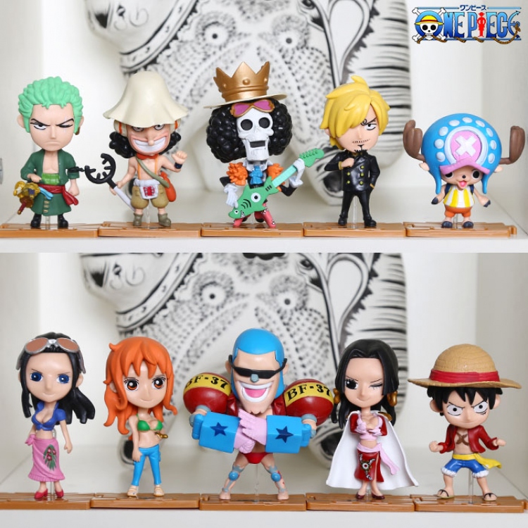 One Piece figure 10 pcs for 1 set