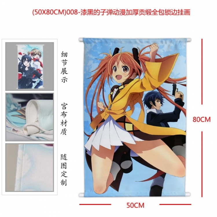 BLACK BULLET Wallscroll 50X80CM