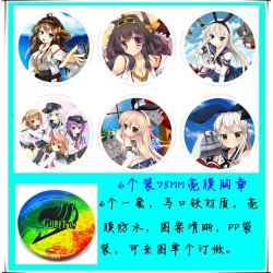 Kantai Collection Brooch 6 pcs...