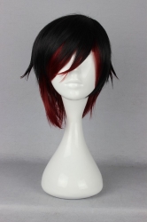 RWBY Rose COS Wig Red 011A