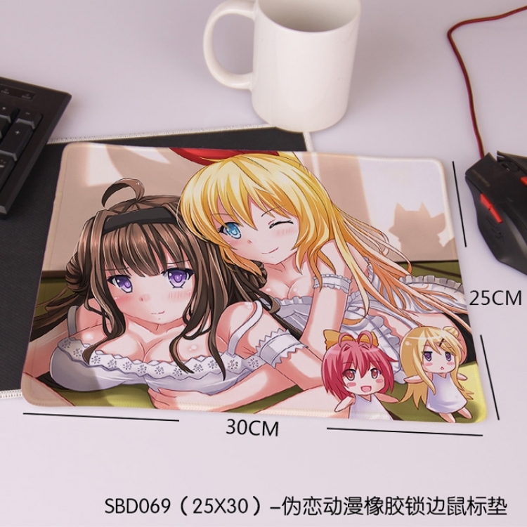 Nisekoi Mouse pad 25X30CM