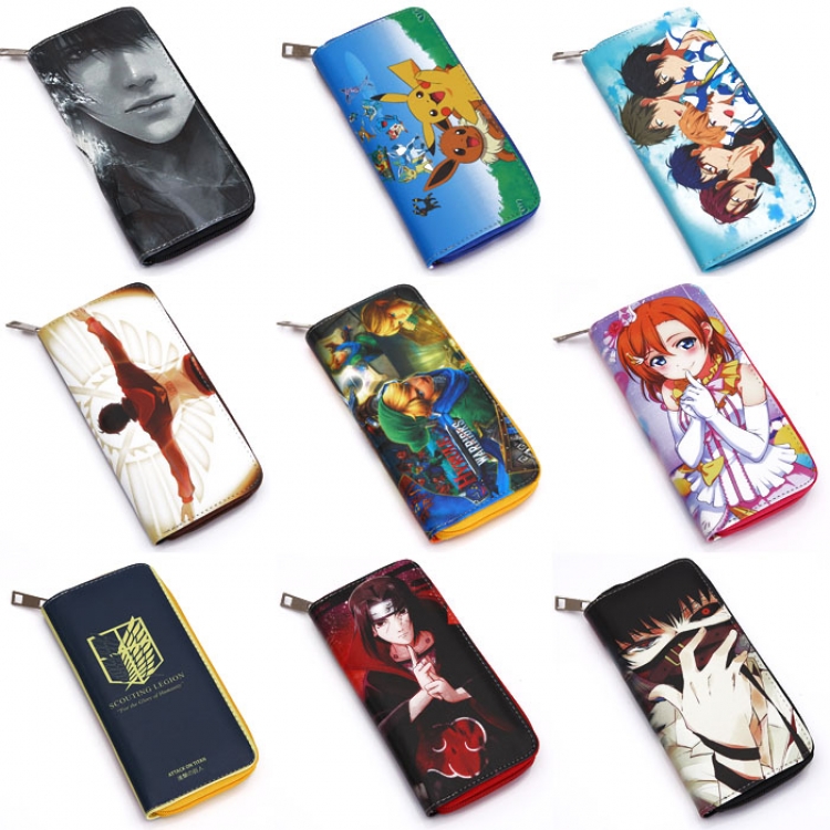 Anime Long Wallet random selection