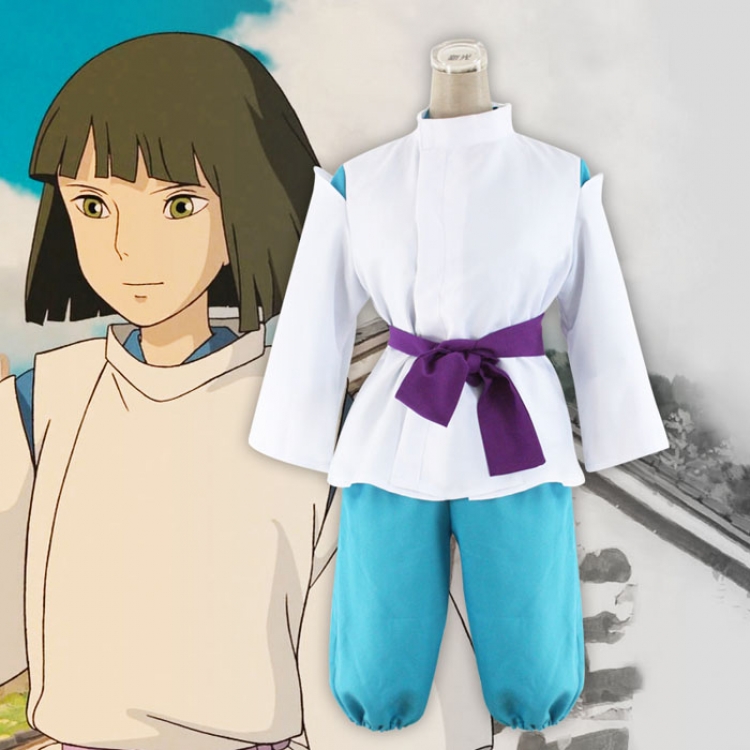 Spirited Away Haku Cos dress set