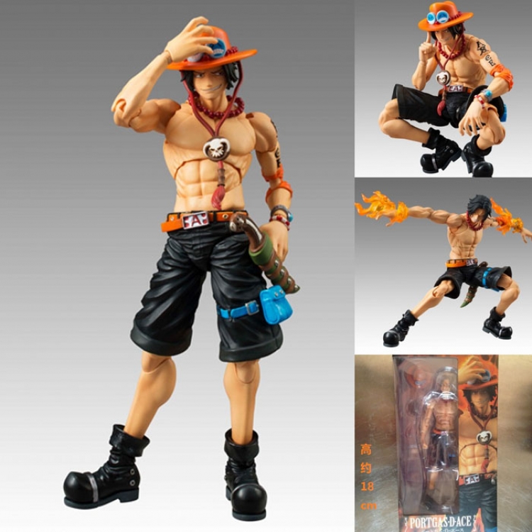 One Piece Ace movable Figure 18cm