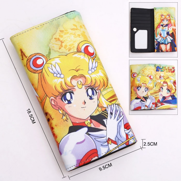 sailormoon PU Long Wallet