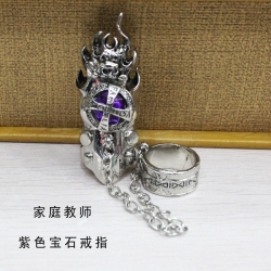 HITMAN REBORN Ring Set Purple