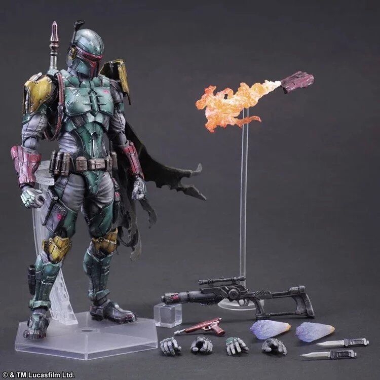 Star Wars Playarts Boba Fett Figure