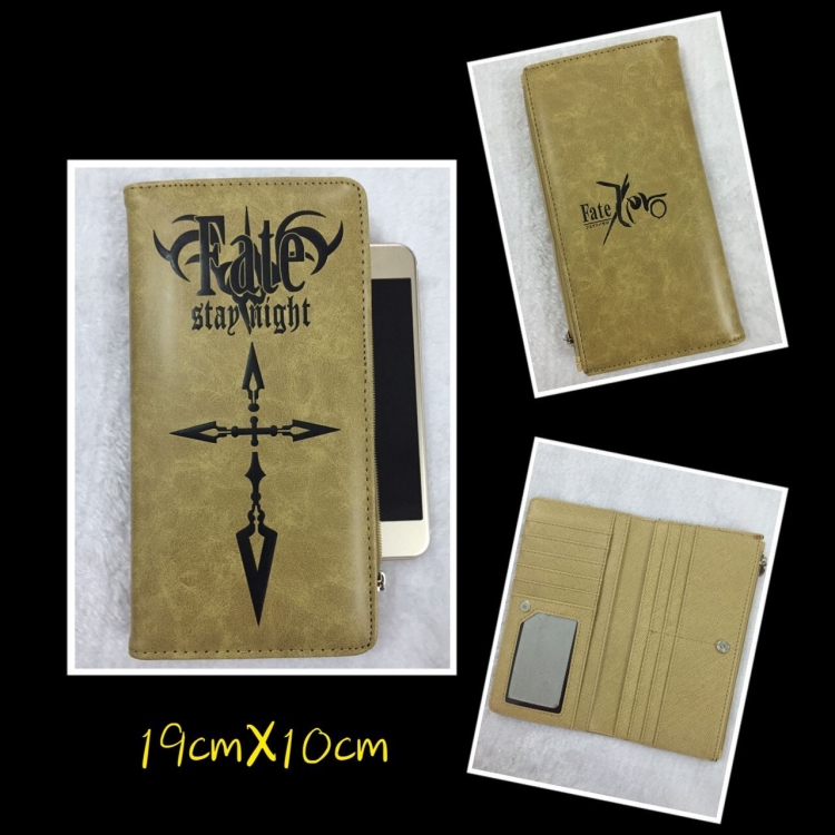 Fate stay night PU long Wallet