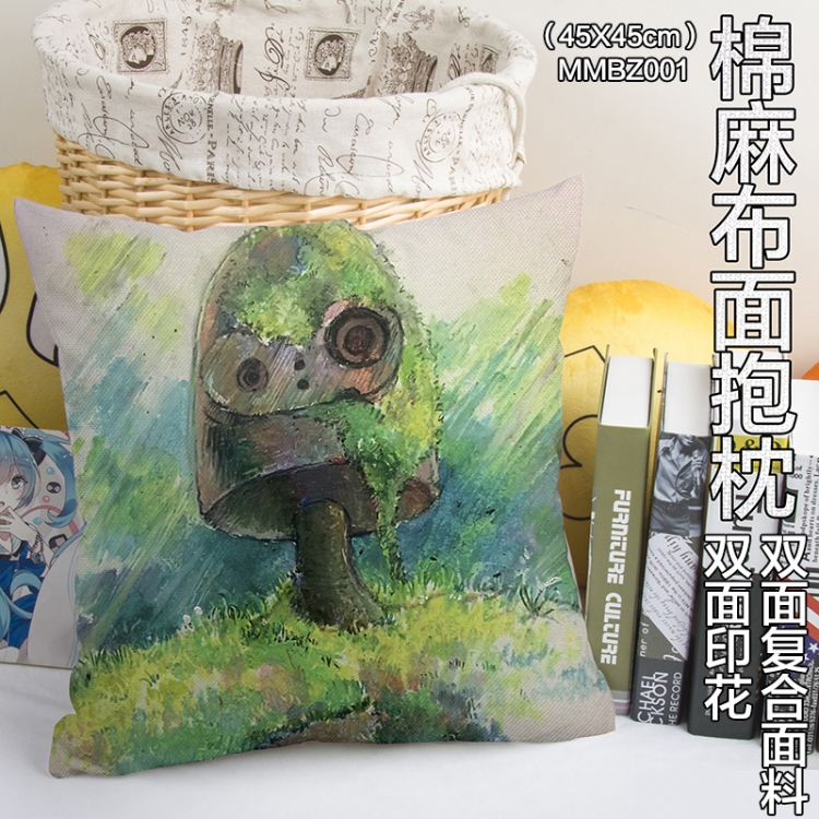 MMBZ001-Laputa: Castle in the Sky Double sides Full color cotton pillow 45X45CM can be customized