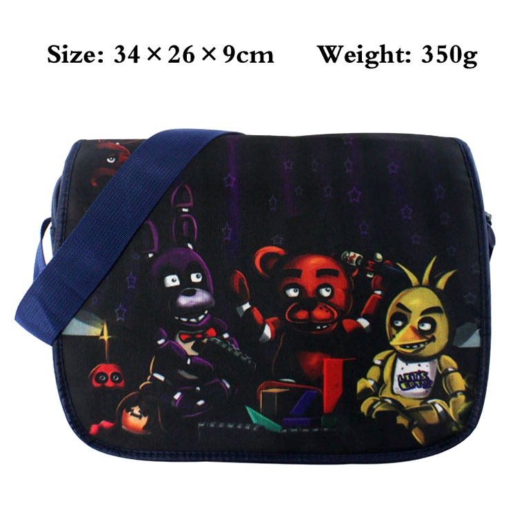 Five Nights at Freddy's Nylon canvas satchel B