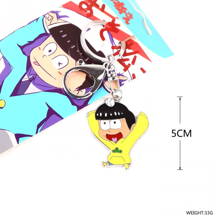 Osomatsu Kun Yellow Key Chain