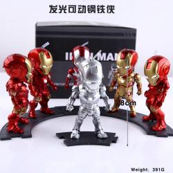 Iron man Phone charm 6 pcs