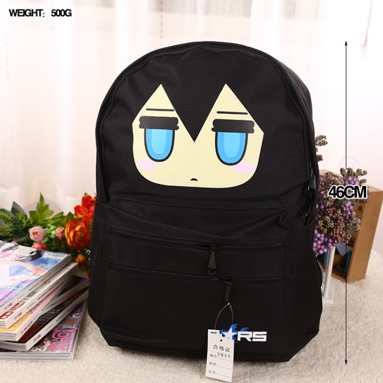 Black Rock Shooter Polyester zipper Backpack