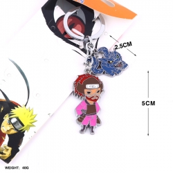 Naruto metal  key chain