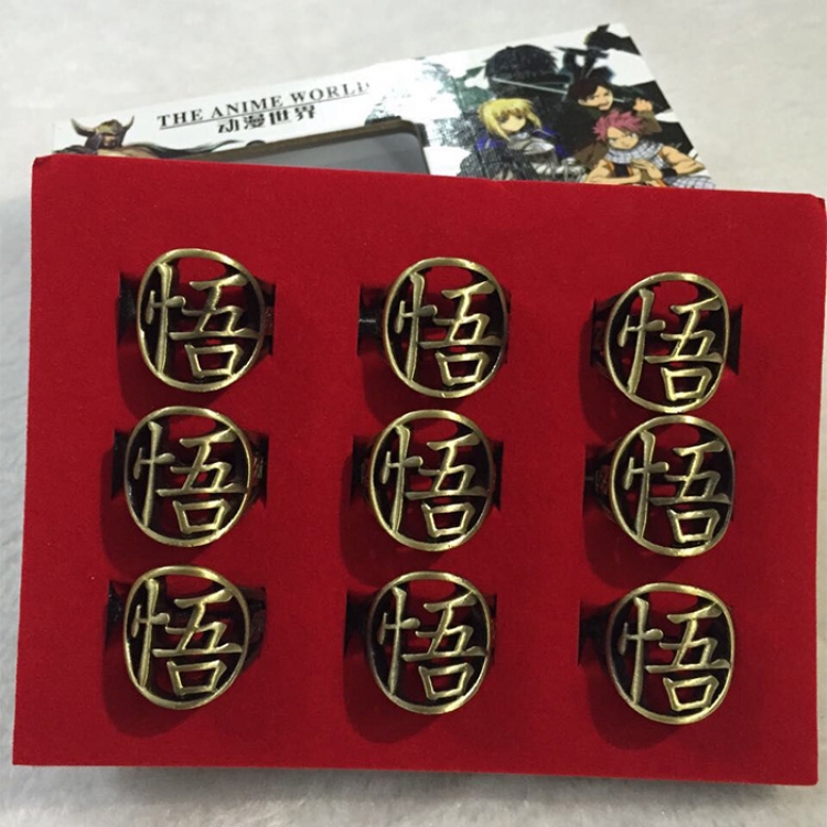 Ring DRAGON BALL price for 9 pcs a set