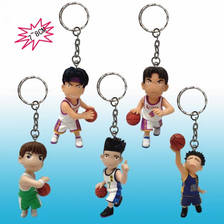 Slam Dunk price for 5 pcs a set key chain 8.5cm