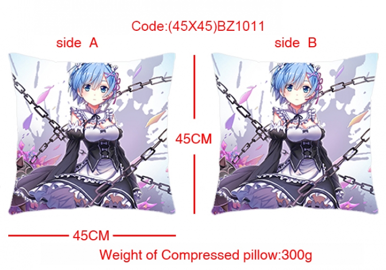 Cushions 45*45 Re:Zero kara Hajimeru Isekai Seikatsu