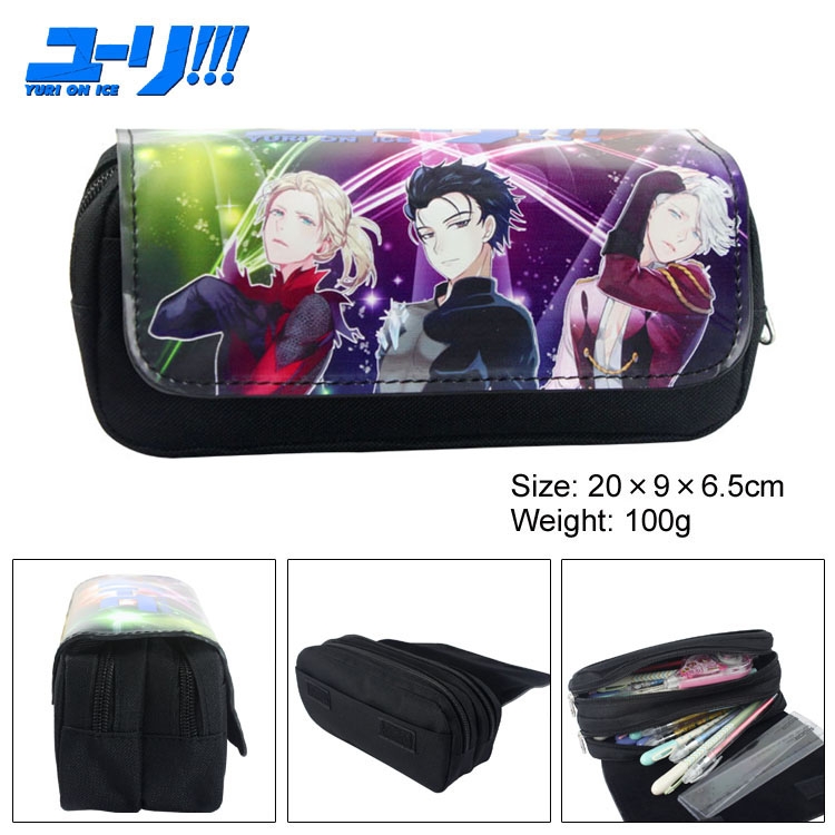 YURI!!! on ICE pu nylon wallet pencil bag sationery Bag