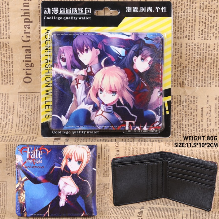 Fate stay night pu short wallet