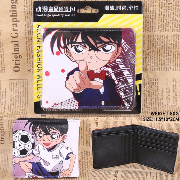 Detective conan pu short wallet