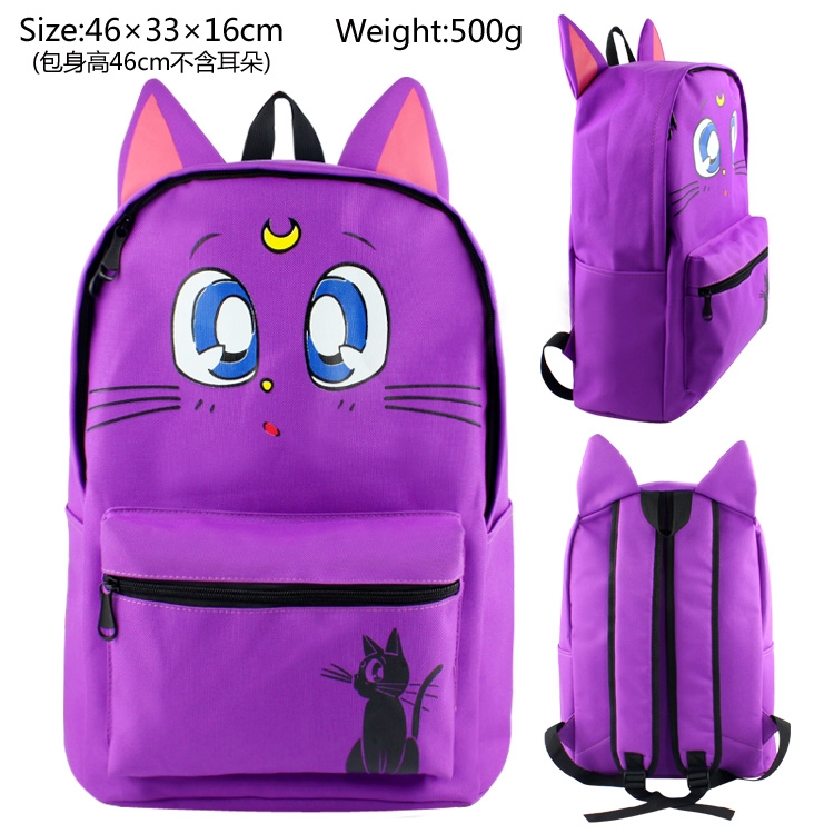 sailormoon luna Dimensional modeling backpack bag